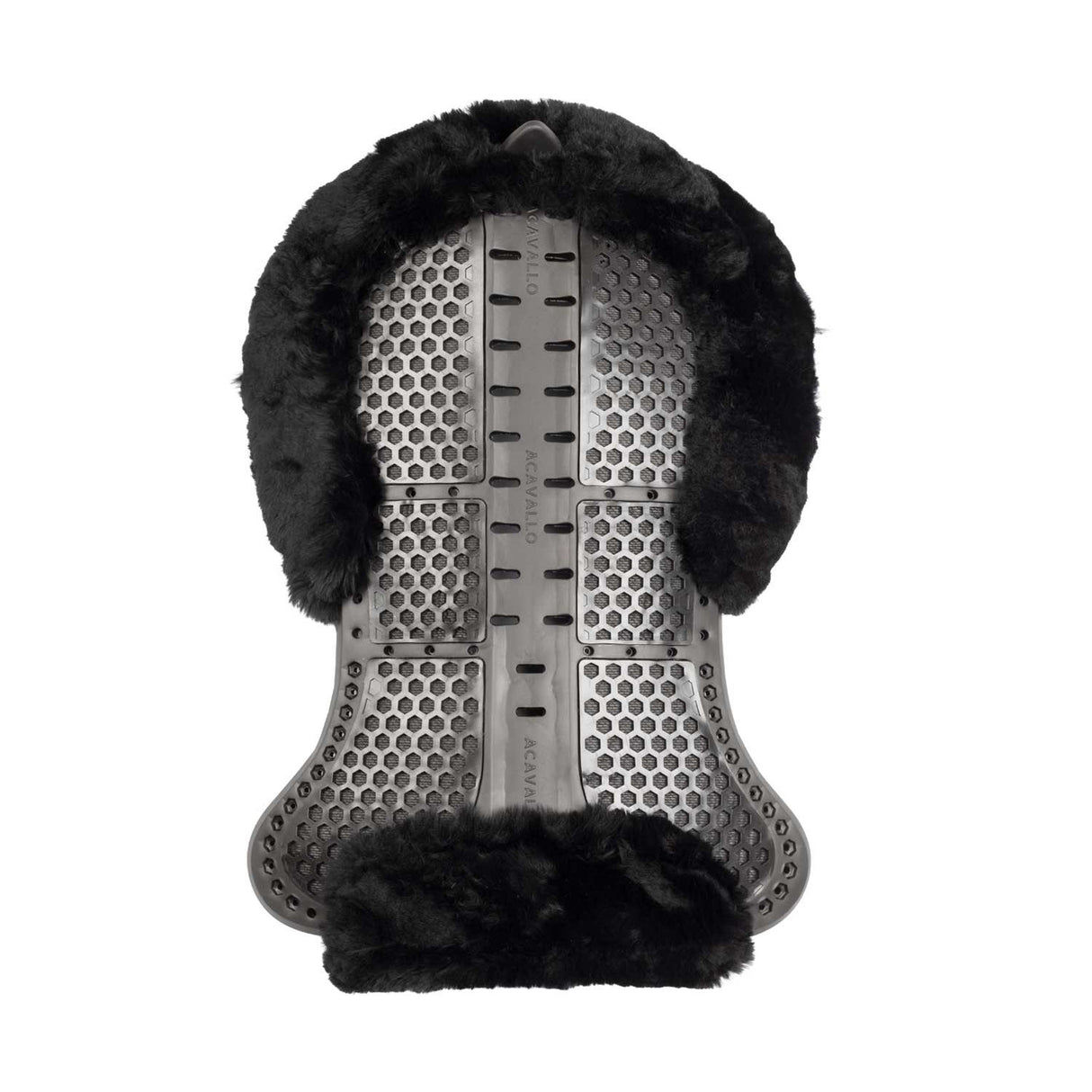 Acavallo® Piuma Aero Balance gel pad in EVA and cut-out sheepskin. Practical, lightweight, and functional.