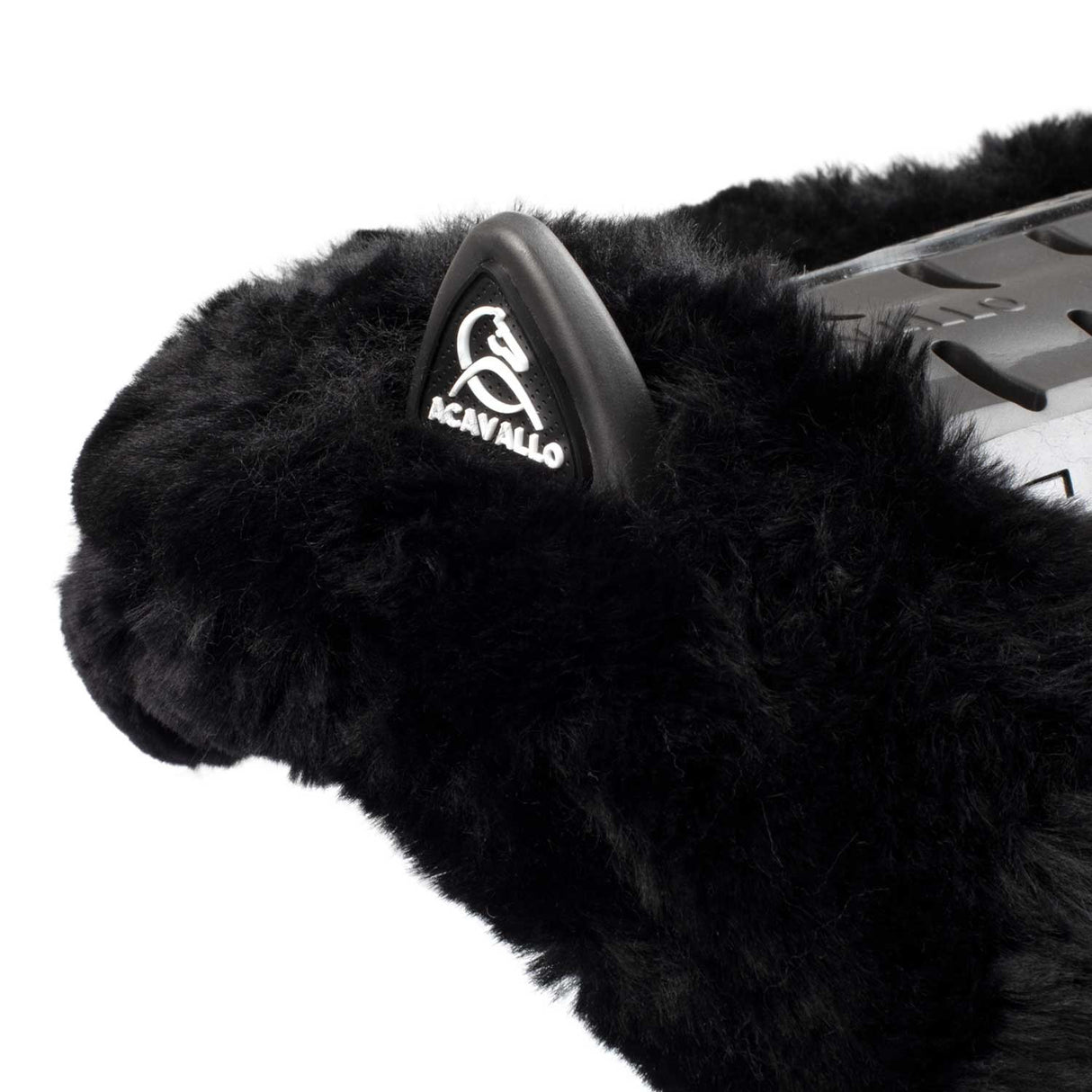 Acavallo® Piuma Aero Balance gel pad in EVA and cut-out sheepskin. Practical, lightweight, and functional.