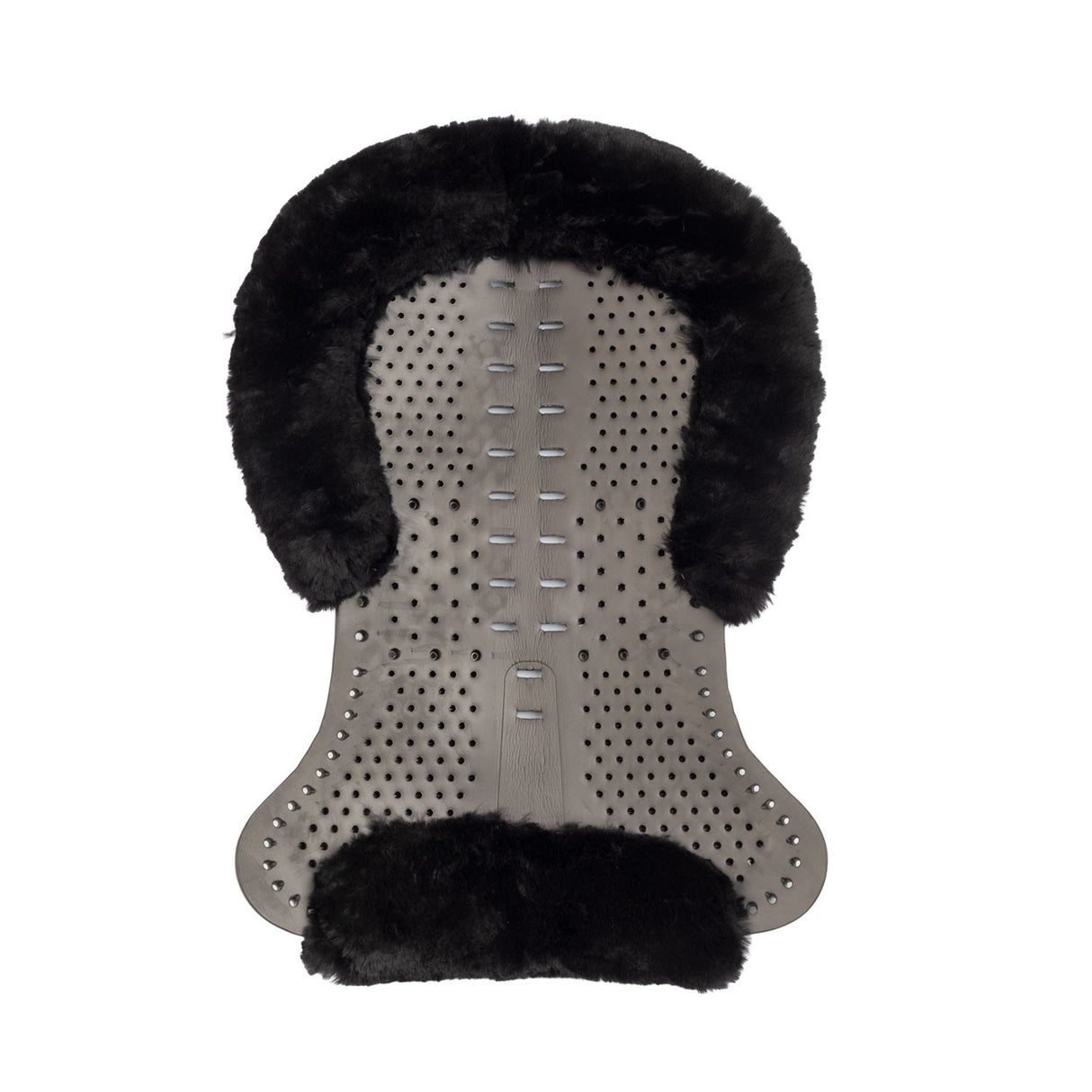 Acavallo® Piuma Aero Balance gel pad in EVA and cut-out sheepskin. Practical, lightweight, and functional.