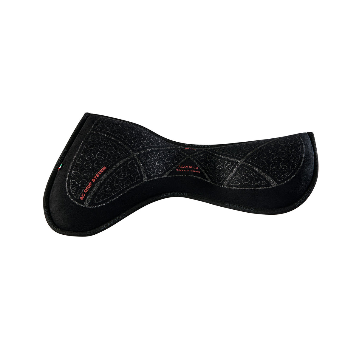 Acavallo Pad Mf Jccs Cw-Cs Suede Ac Grip Flat #colour_black-silver