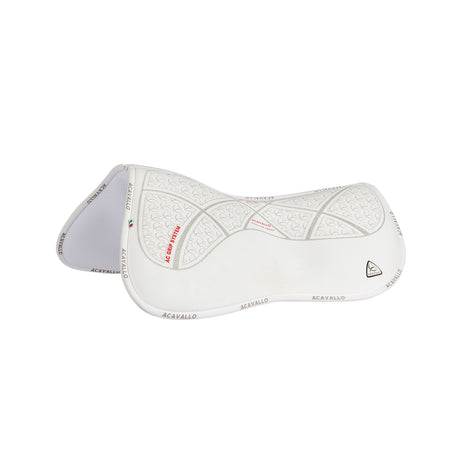Acavallo Pad MF HPS CW-CS Suede AC Grip Flat #colour_white-silver