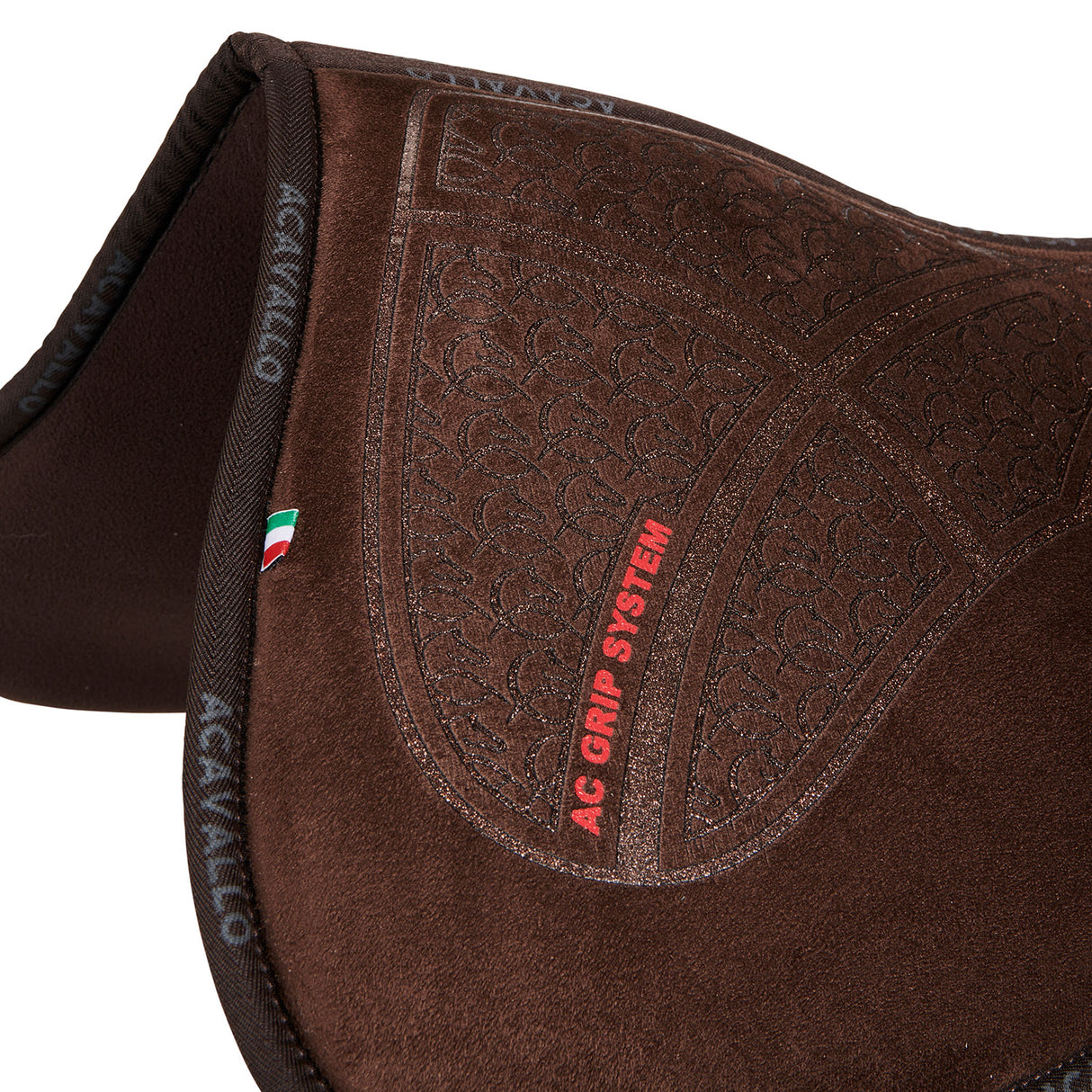 Acavallo Pad MF HPS CW-CS Suede AC Grip Flat #colour_brown-brown