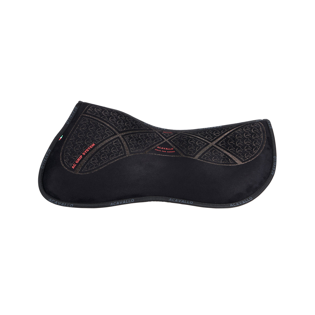 Acavallo Pad MF HPS CW-CS Suede AC Grip Flat #colour_black-brown