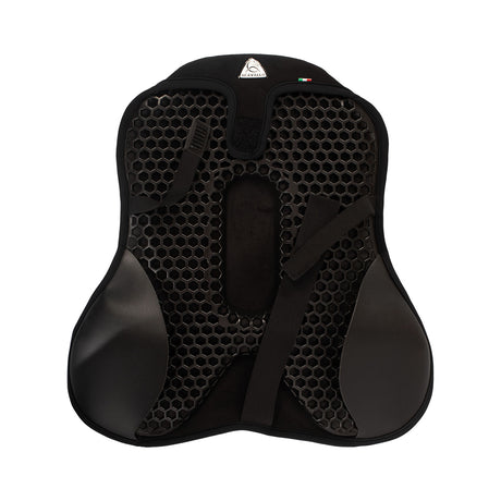 Acavallo Ortho-Pubis Seat Saver Jumping Classic Gel-In Dri-Lex 20mm #colour_black