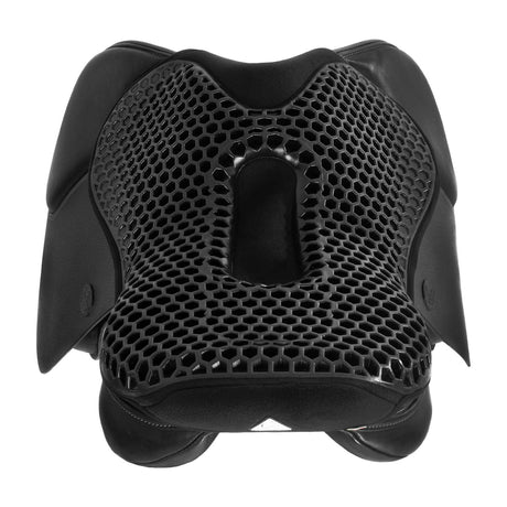 Acavallo Ortho-Pubis Seat Saver Jumping Hexagonal Gel-Out Dri-Lex 20mm #colour_black