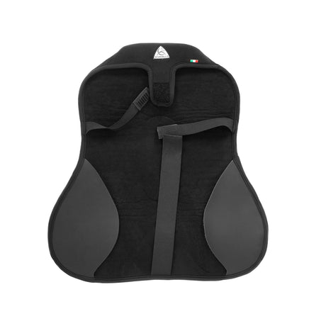 Acavallo Ortho-Pubis Seat Saver Jumping Hexagonal Gel-Out Dri-Lex 20mm #colour_black