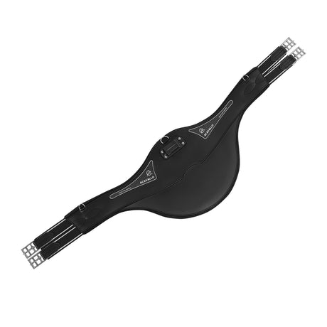 Acavallo Jumping Stud Guard Girth Gel Classic PVC #colour_black