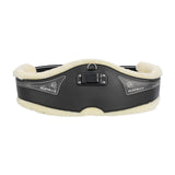 Jumping girth Classic gel PVC detachable faux sheepskin