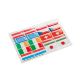 Flag stickers set for Opera stirrups