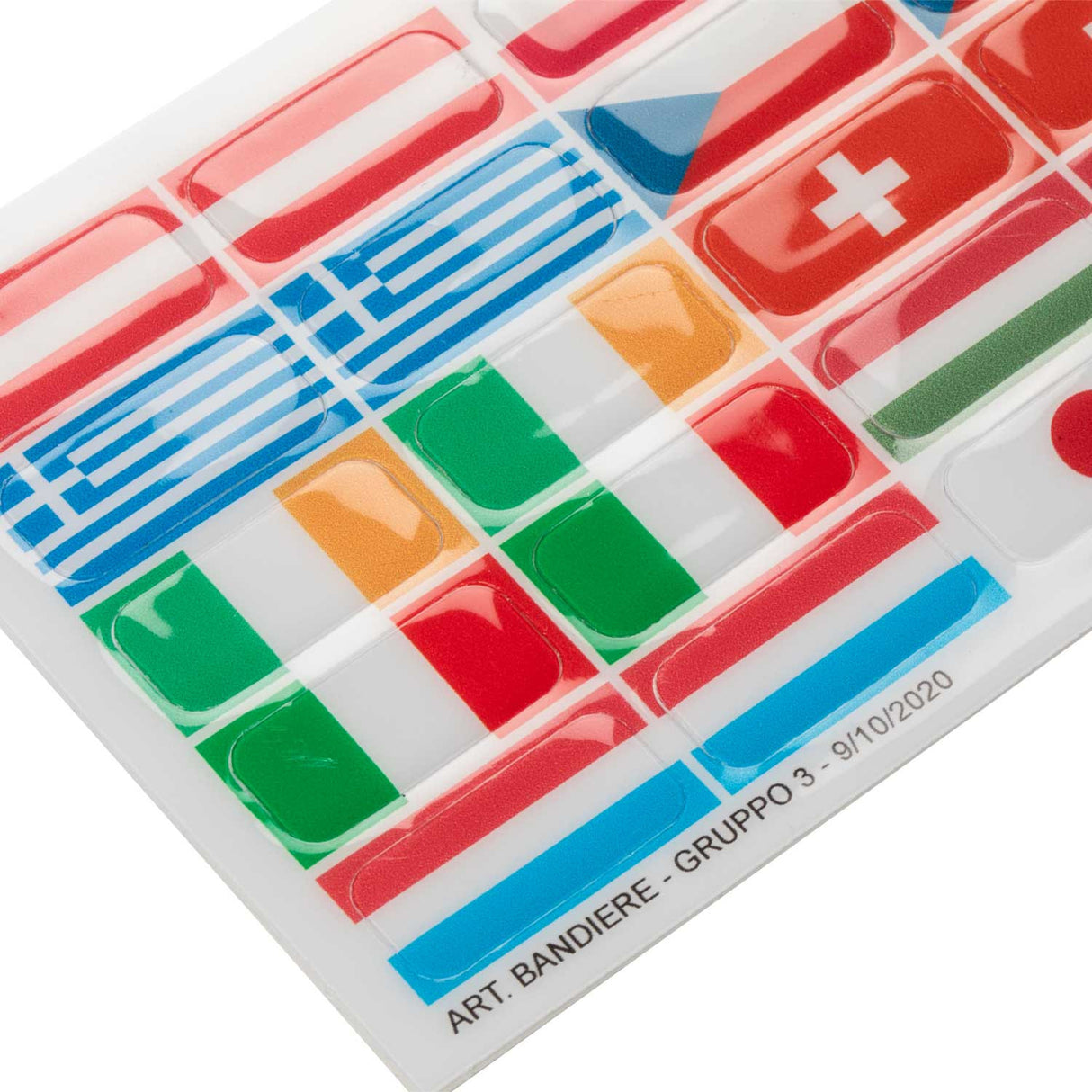 Flag stickers set for Opera stirrups