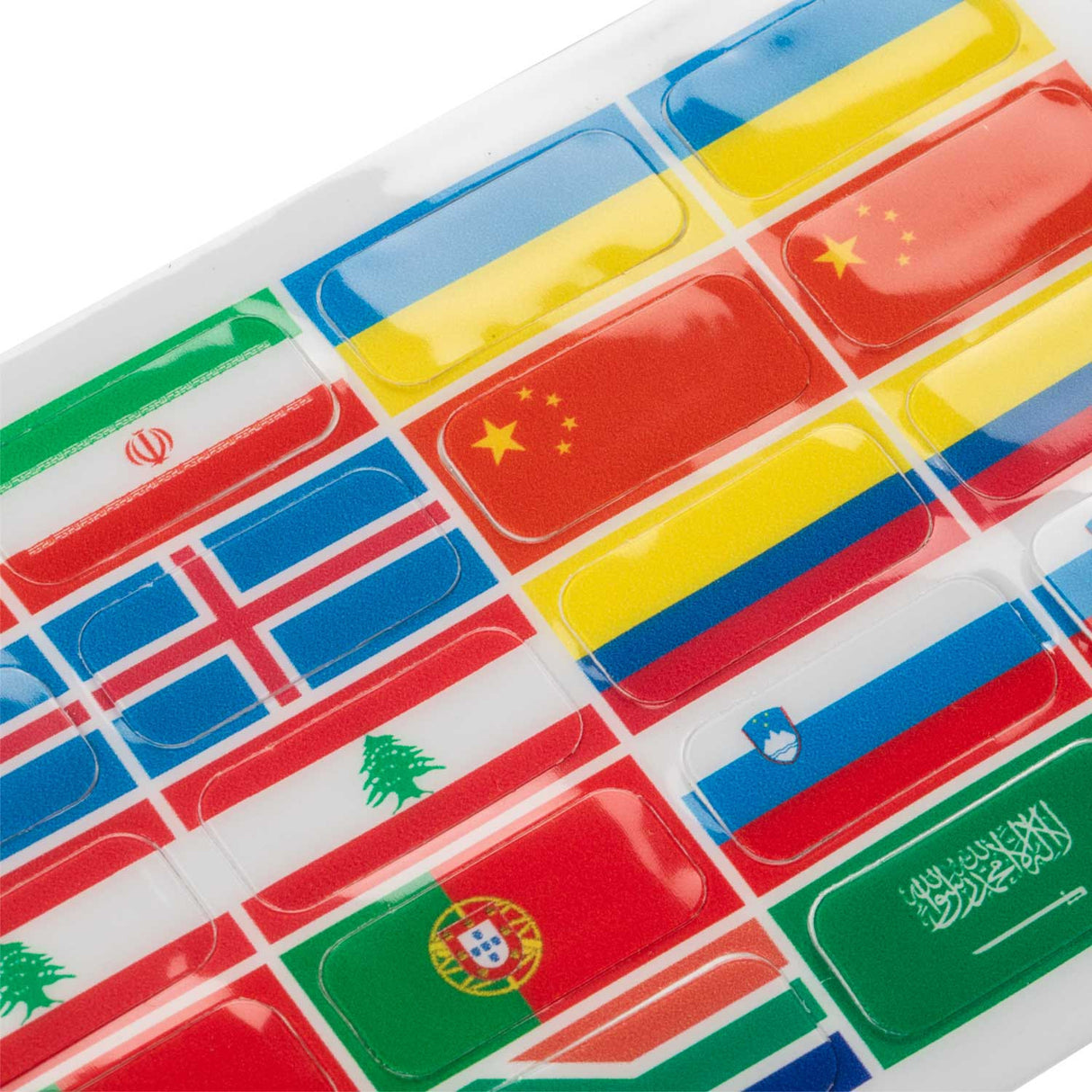 Flag stickers set for Opera stirrups