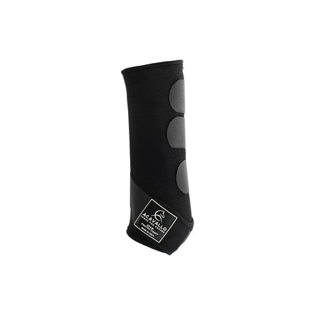 Acavallo Respira Newprene Back Boots Gel Lined #colour_black
