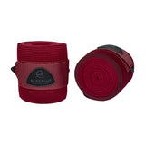 Elasticated exercise bandages fleece