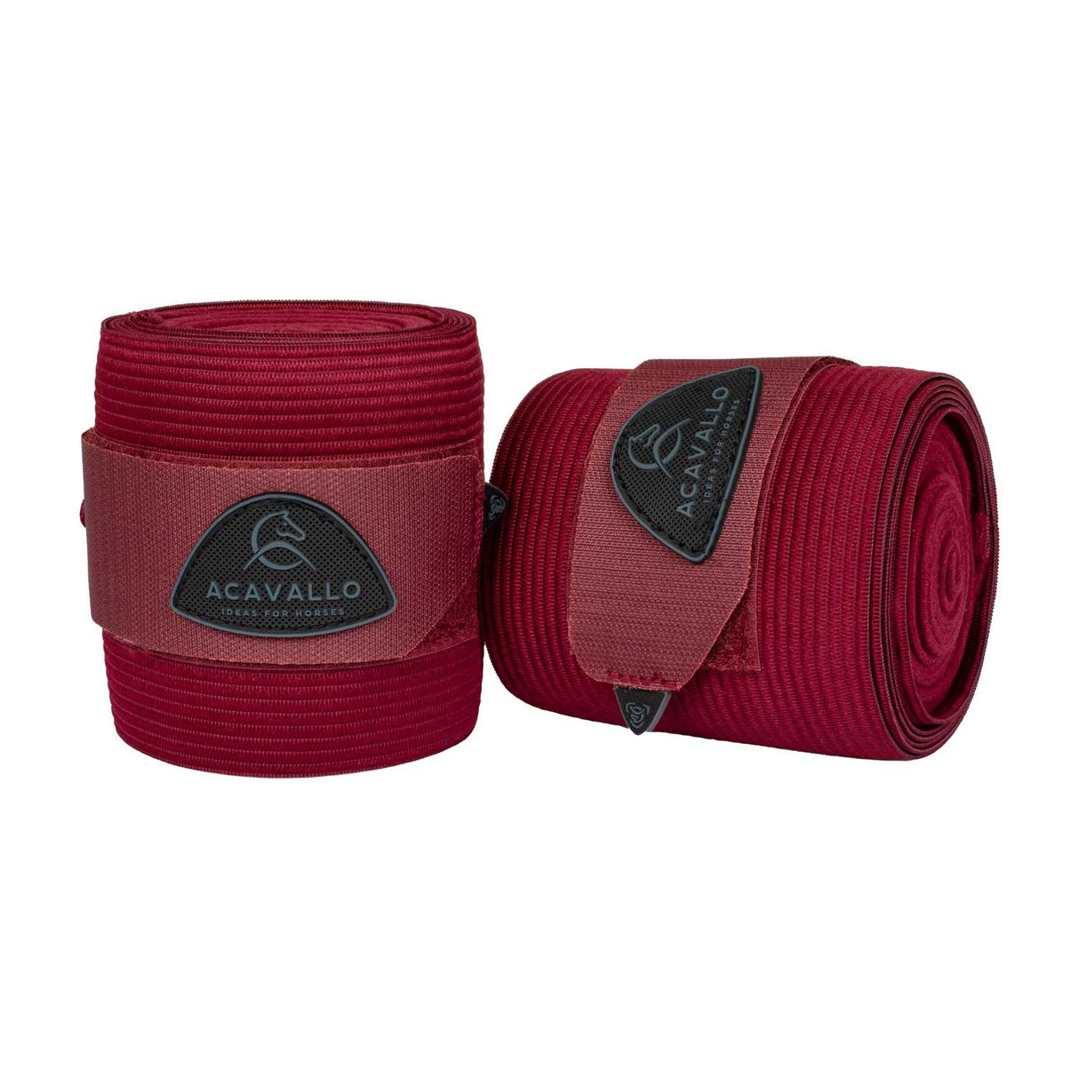 Elasticated exercise bandages fleece