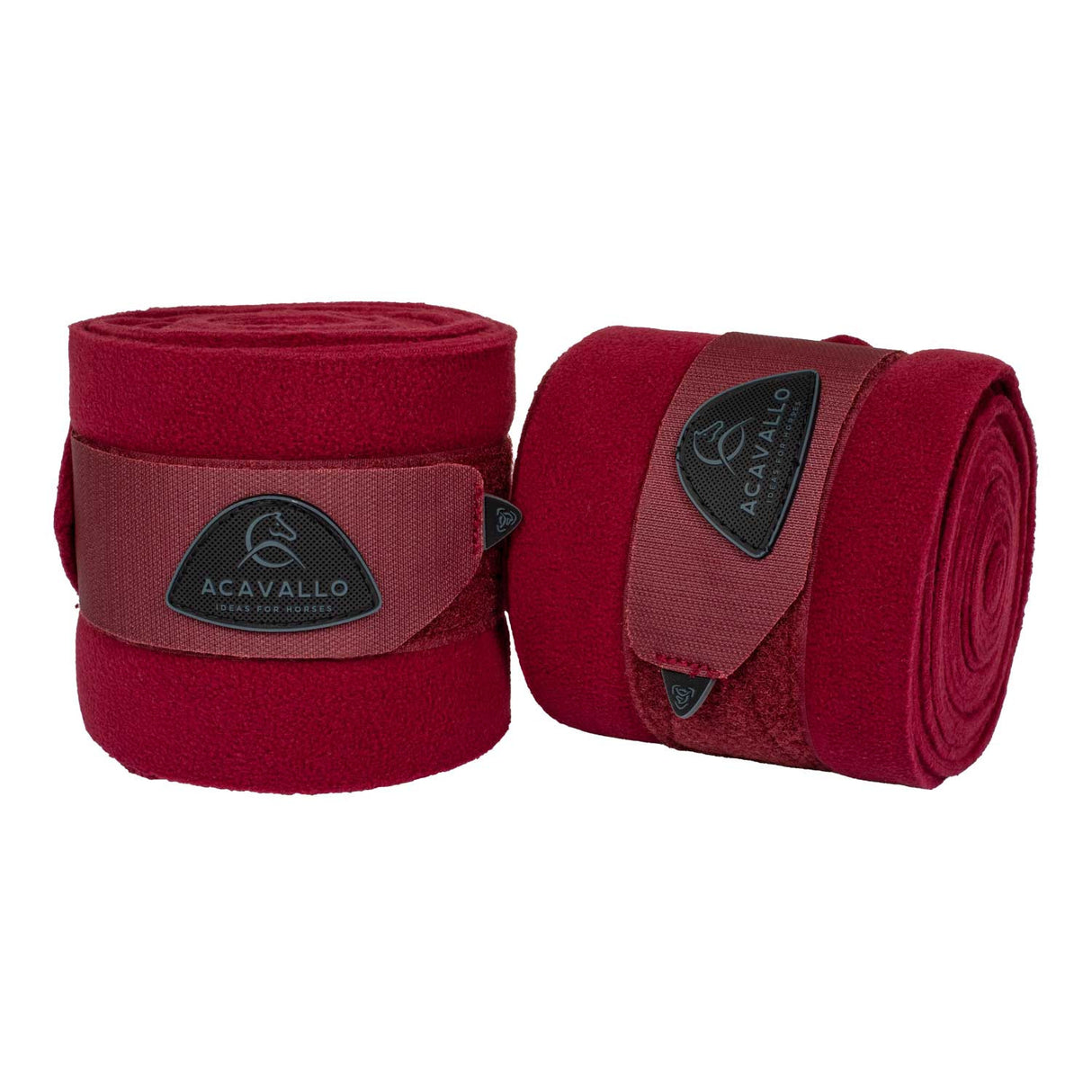 Fleece exercise bandages hook-and-loop closure fastening