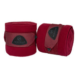Fleece exercise bandages hook-and-loop closure fastening