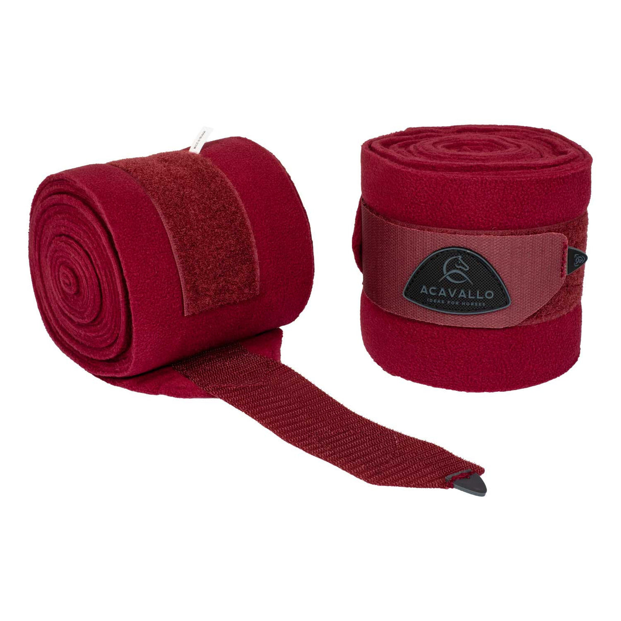 Fleece exercise bandages hook-and-loop closure fastening