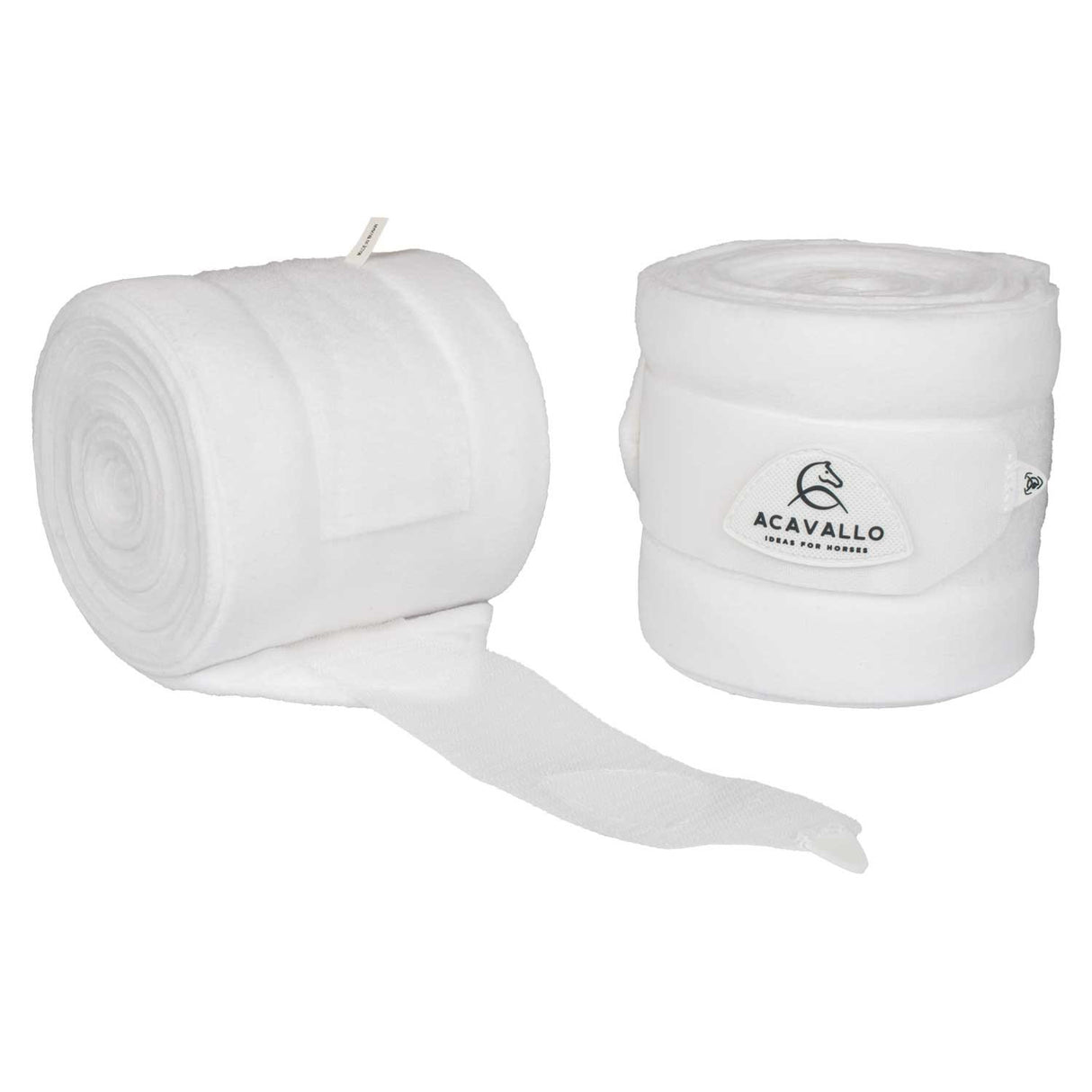 Fleece exercise bandages hook-and-loop closure fastening