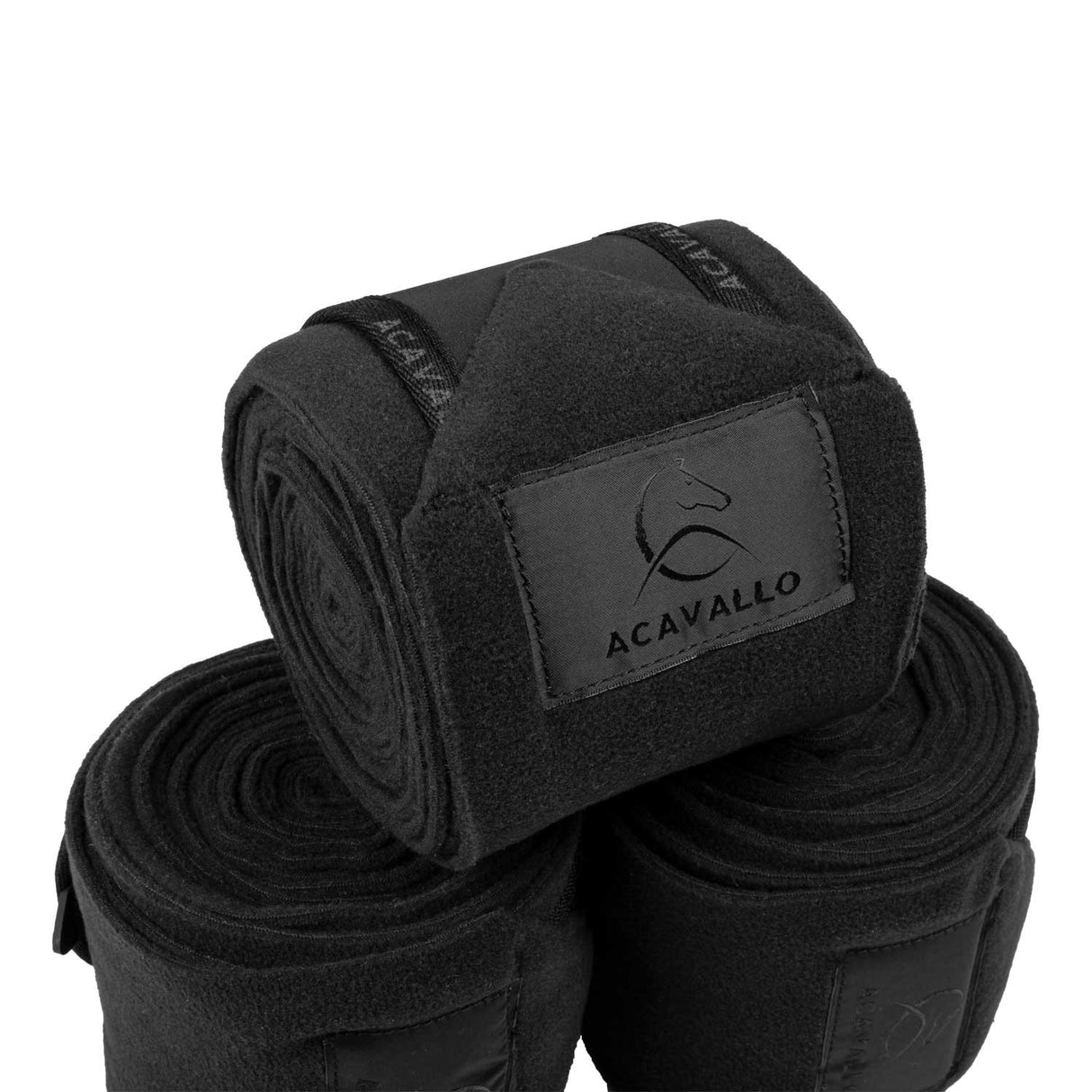 Anti-pilling fleece bandages hook-and-loop closure fastening
