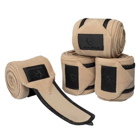 Anti-pilling fleece bandages hook-and-loop closure fastening