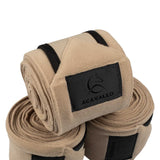 Anti-pilling fleece bandages hook-and-loop closure fastening