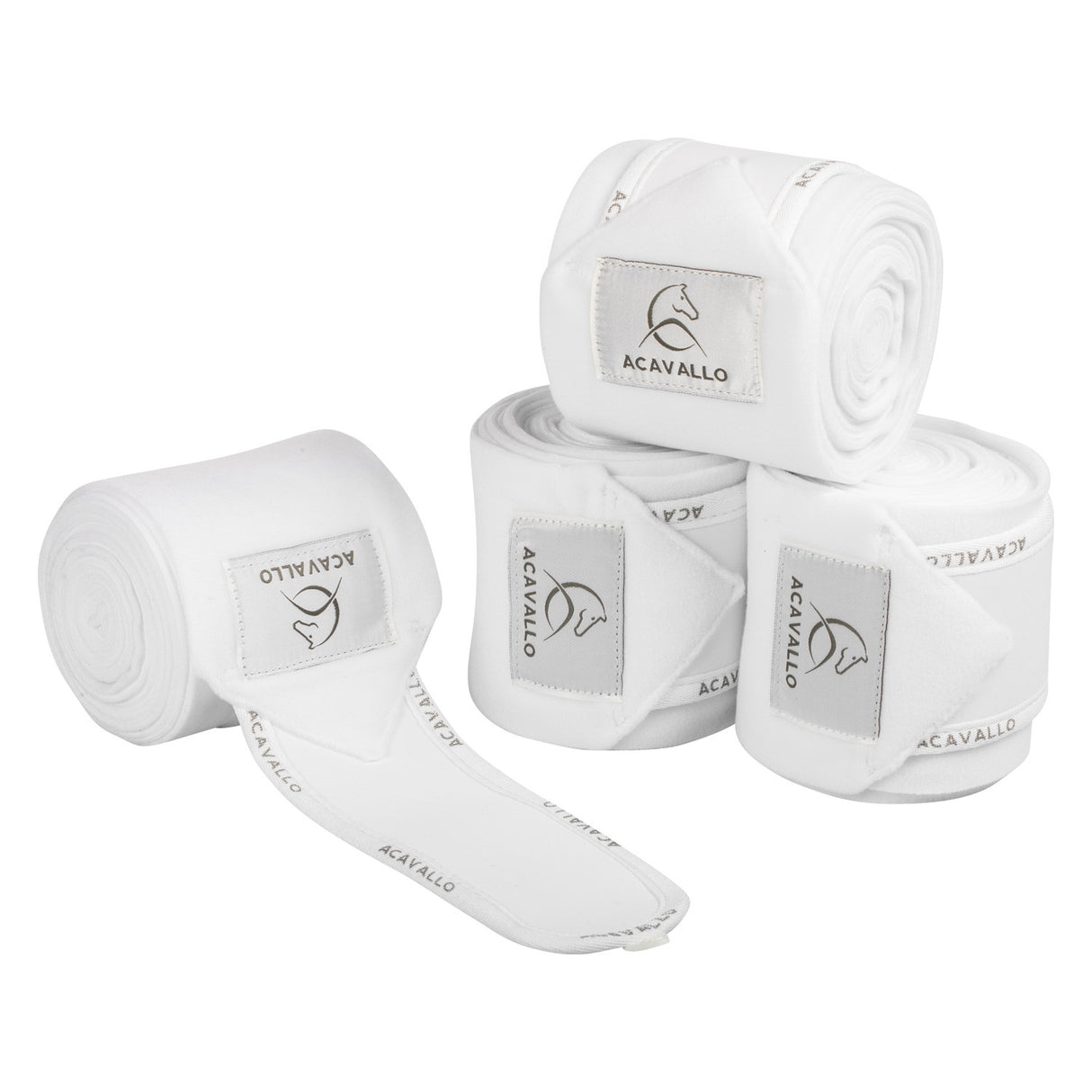 Anti-pilling fleece bandages hook-and-loop closure fastening