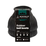 Rubber bell boots with logo (sold in pairs)