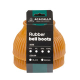 Rubber bell boots with logo (sold in pairs)