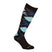 Diamond pattern cotton socks