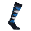 Diamond pattern cotton socks