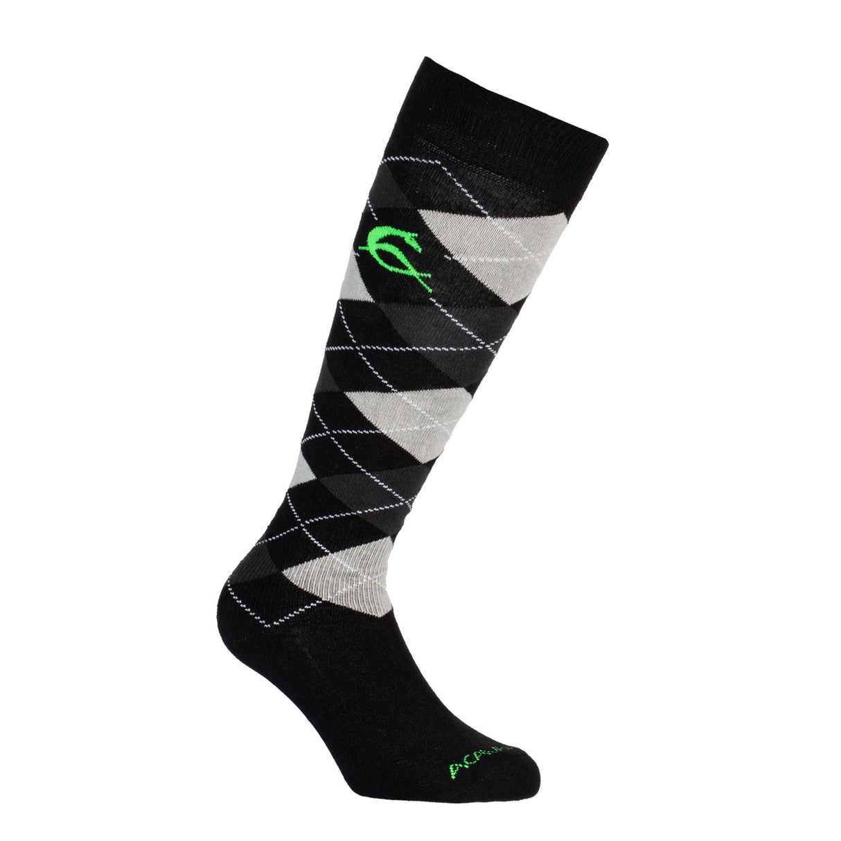Diamond pattern cotton socks