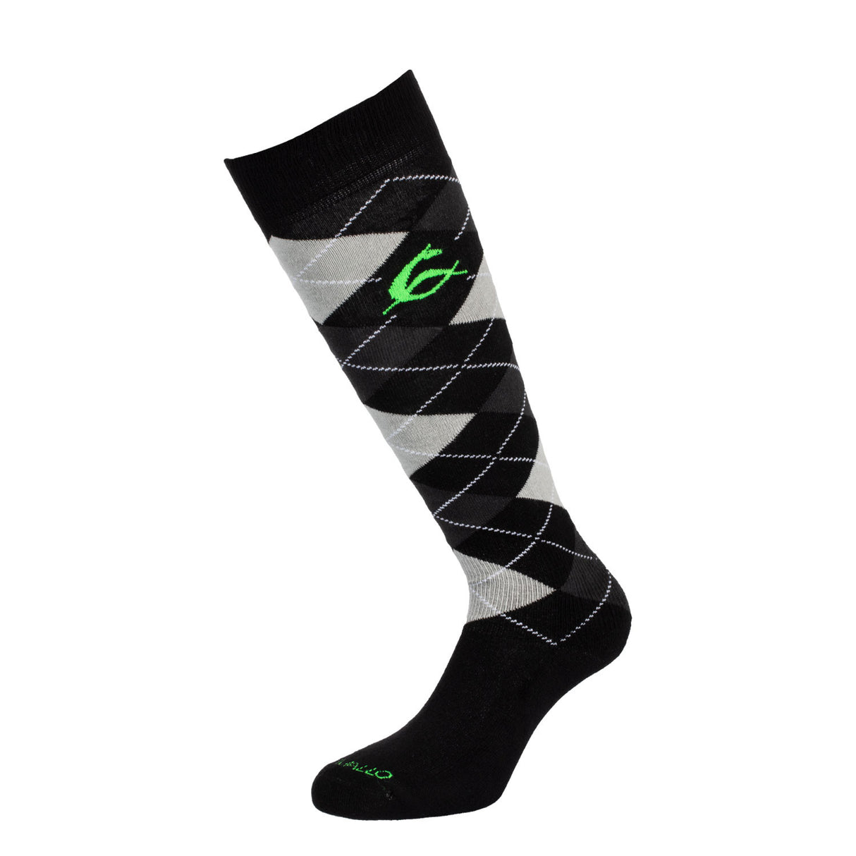 Diamond pattern cotton socks
