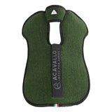 Acavallo Pad Piuma WFS Pocket Double Felt Front Riser #colour_green