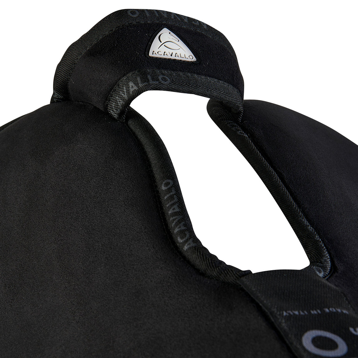 Acavallo Pad Piuma-FS WFS-FS Pocket Suede Rear Riser #colour_black