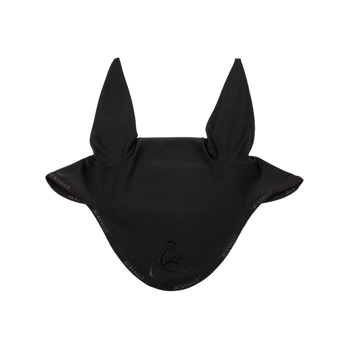 Elastane fly veil silicone logo