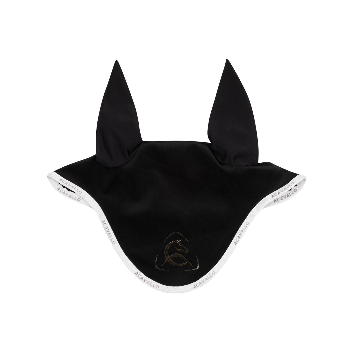 Elastane fly veil silicone logo