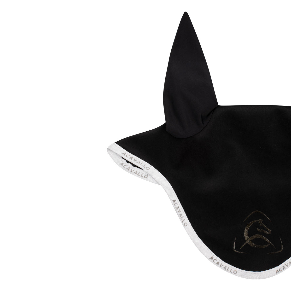 Elastane fly veil silicone logo