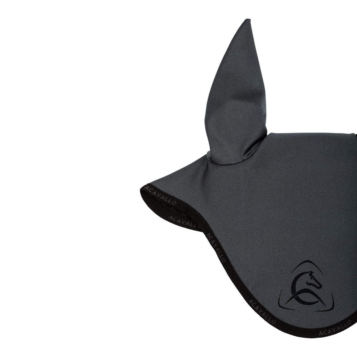 Elastane fly veil silicone logo