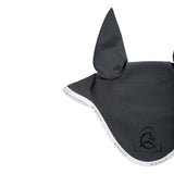 Elastane fly veil silicone logo