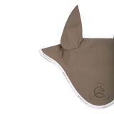 Elastane fly veil silicone logo