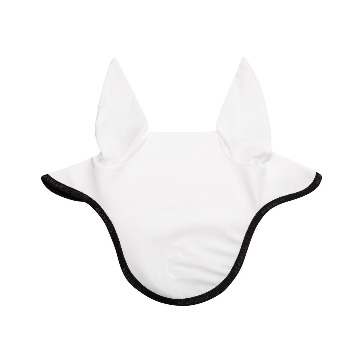Elastane fly veil silicone logo