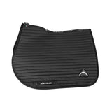 Sublime striped jumping saddle pad in suede