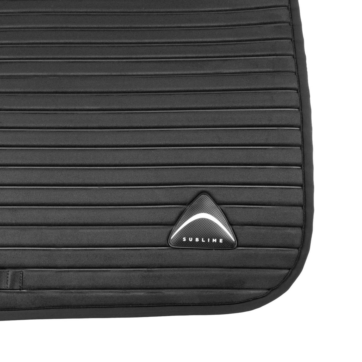 Sublime striped jumping saddle pad in suede