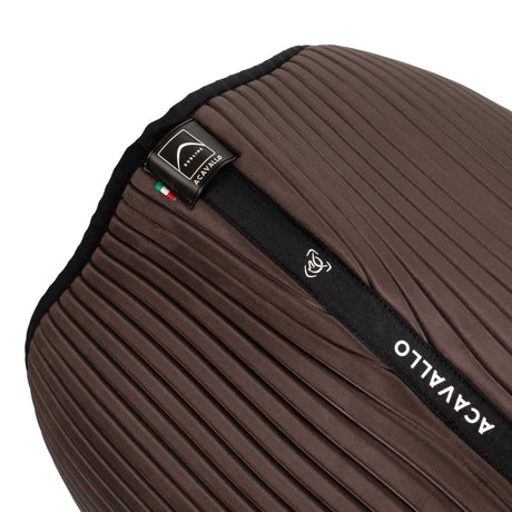 Sublime striped jumping saddle pad in suede