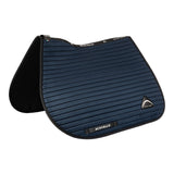 Sublime striped jumping saddle pad in suede