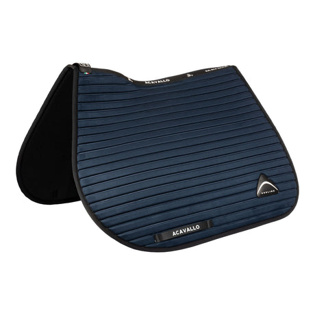Sublime striped jumping saddle pad in suede