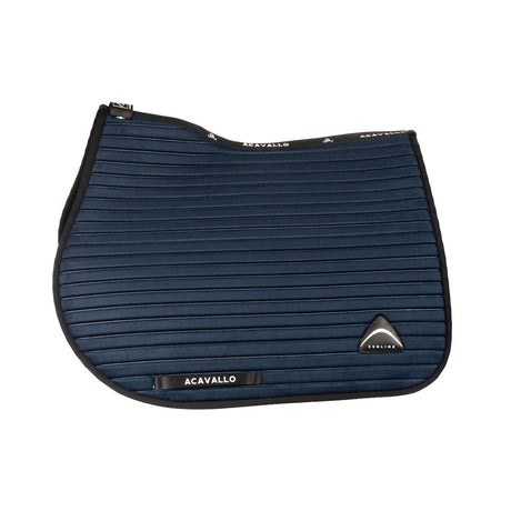 Sublime striped jumping saddle pad in suede