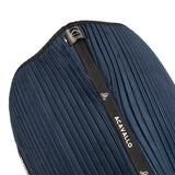 Sublime striped jumping saddle pad in suede