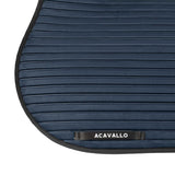 Sublime striped jumping saddle pad in suede