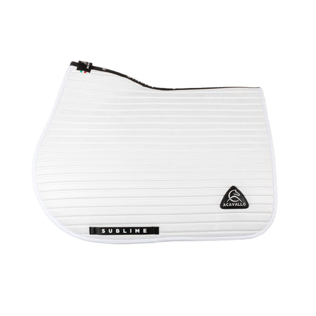 Sublime striped jumping saddle pad in technical fabric